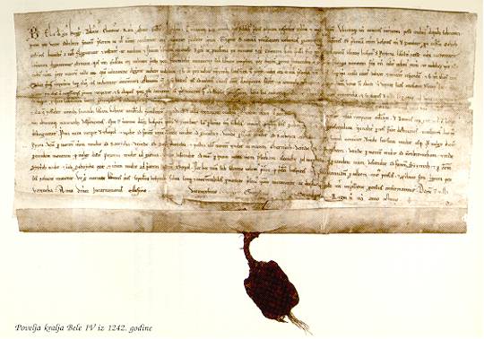 The Charter Of Bela IV